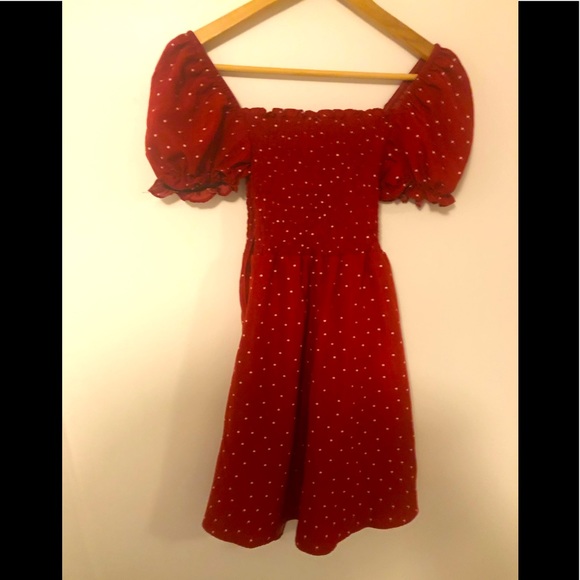 Polka dot mini dress - Picture 3 of 3